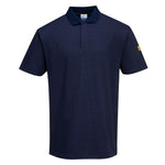 Antistatik ESD Polo-Shirt - Marine (NAR)