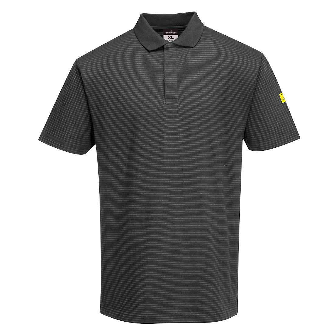 Antistatik ESD Polo-Shirt - Zoom Grau (ZOR)