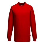Antistatisches ESD-Langarm-T-Shirt - Tiefrot (DRR)