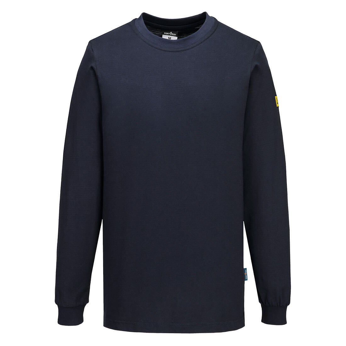 Antistatisches ESD-Langarm-T-Shirt - Marine (NVR)