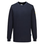Antistatisches ESD-Langarm-T-Shirt - Marine (NVR)