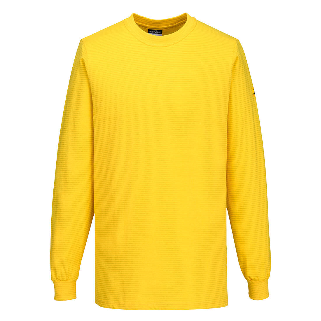 Antistatisches ESD-Langarm-T-Shirt - Tiefgelb (YE3)