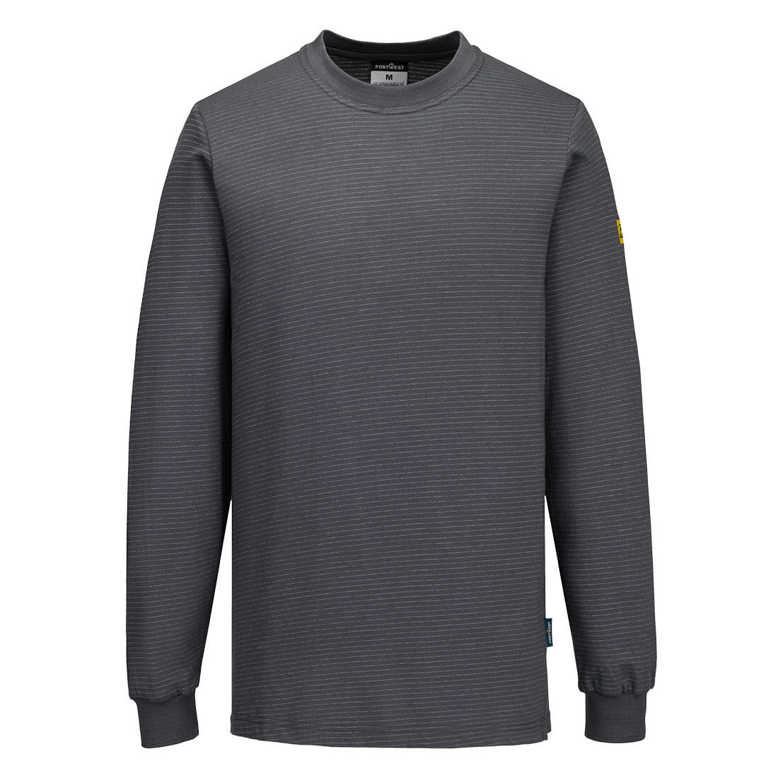 Antistatisches ESD-Langarm-T-Shirt - Zoom Grau (ZOR)