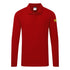 Antistatisches ESD-Poloshirt langarm - Tiefrot (DRR)