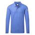 Antistatisches ESD-Poloshirt langarm - Hellblau (HBR)