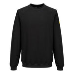 Antistatisches ESD-Sweatshirt - Schwarz (BKR)