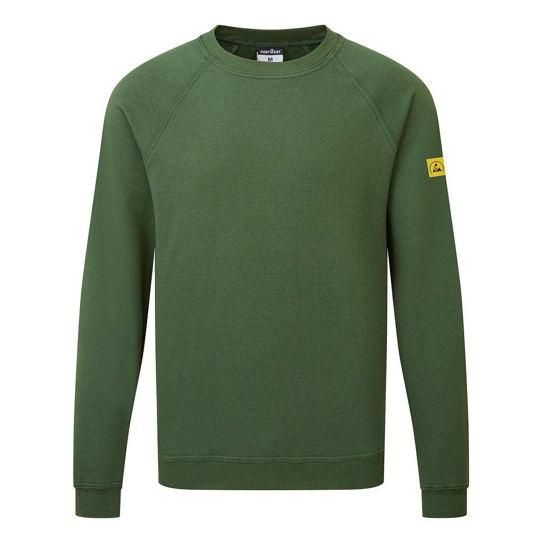 Antistatisches ESD-Sweatshirt - Tannengrün (FGR)