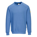 Antistatisches ESD-Sweatshirt - Hellblau (HBR)