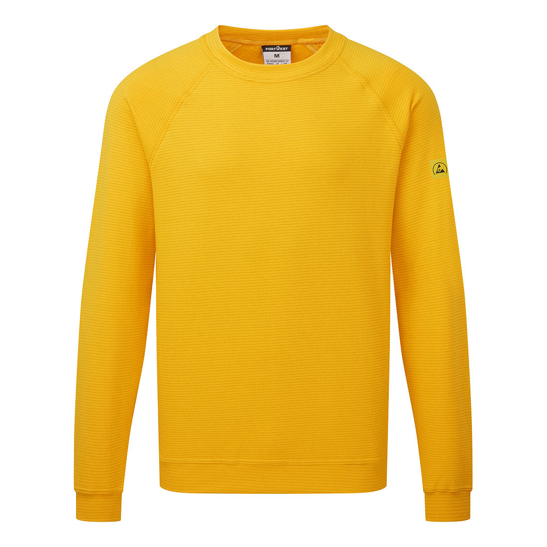 Antistatisches ESD-Sweatshirt - Tiefgelb (YE3)