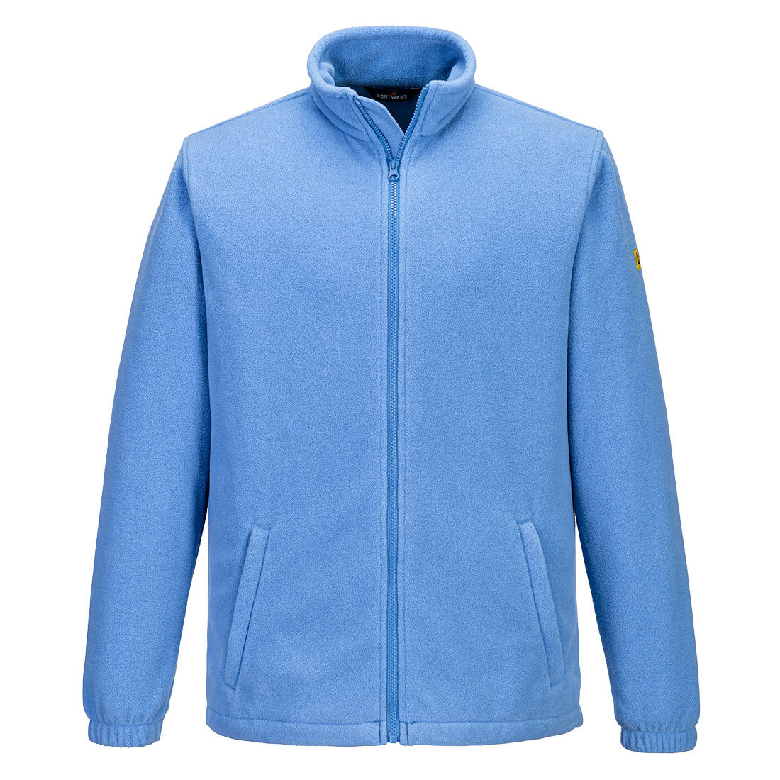 Antistatisches ESD-Fleece - Hellblau (HBR)