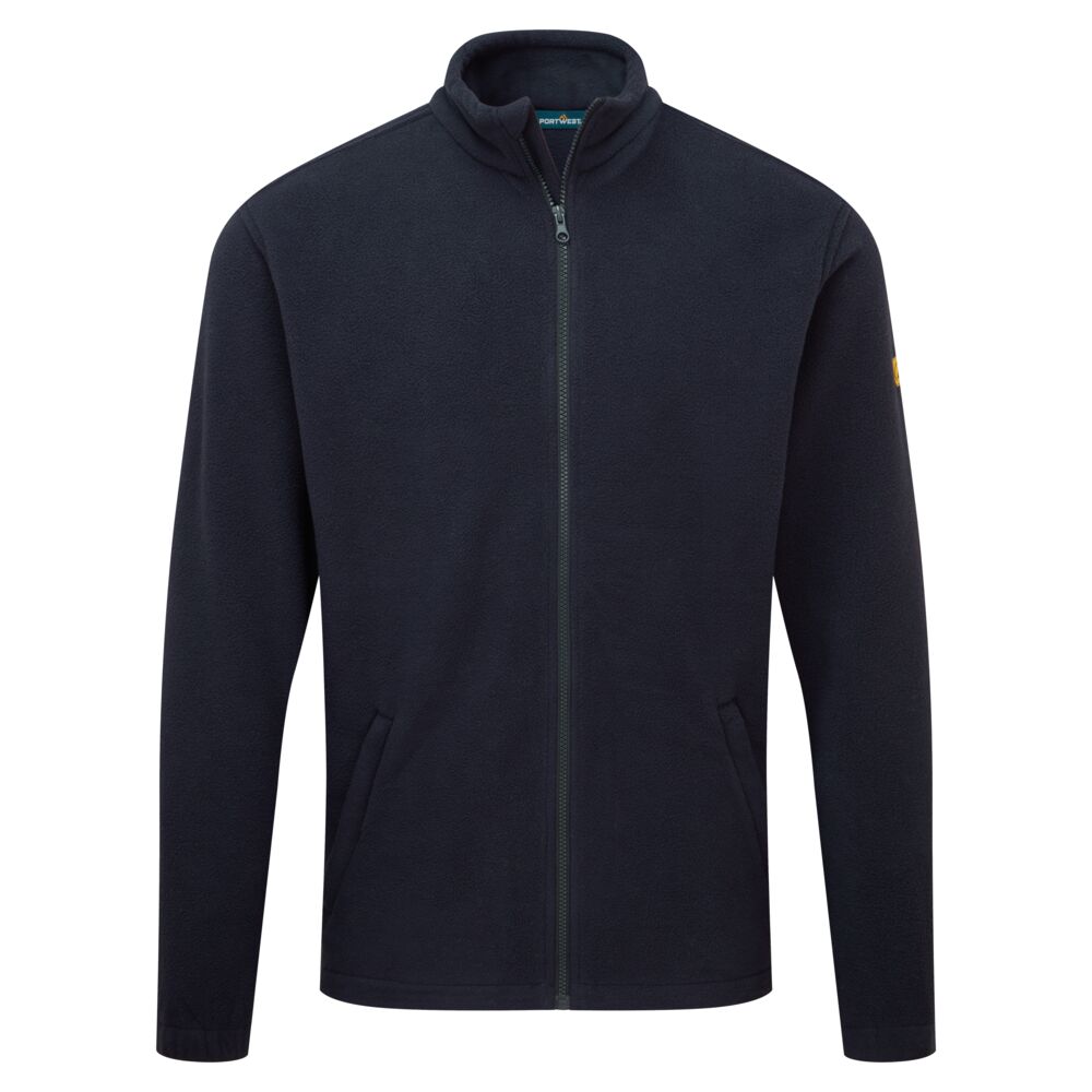 Antistatisches ESD-Fleece - Marine (NVR)
