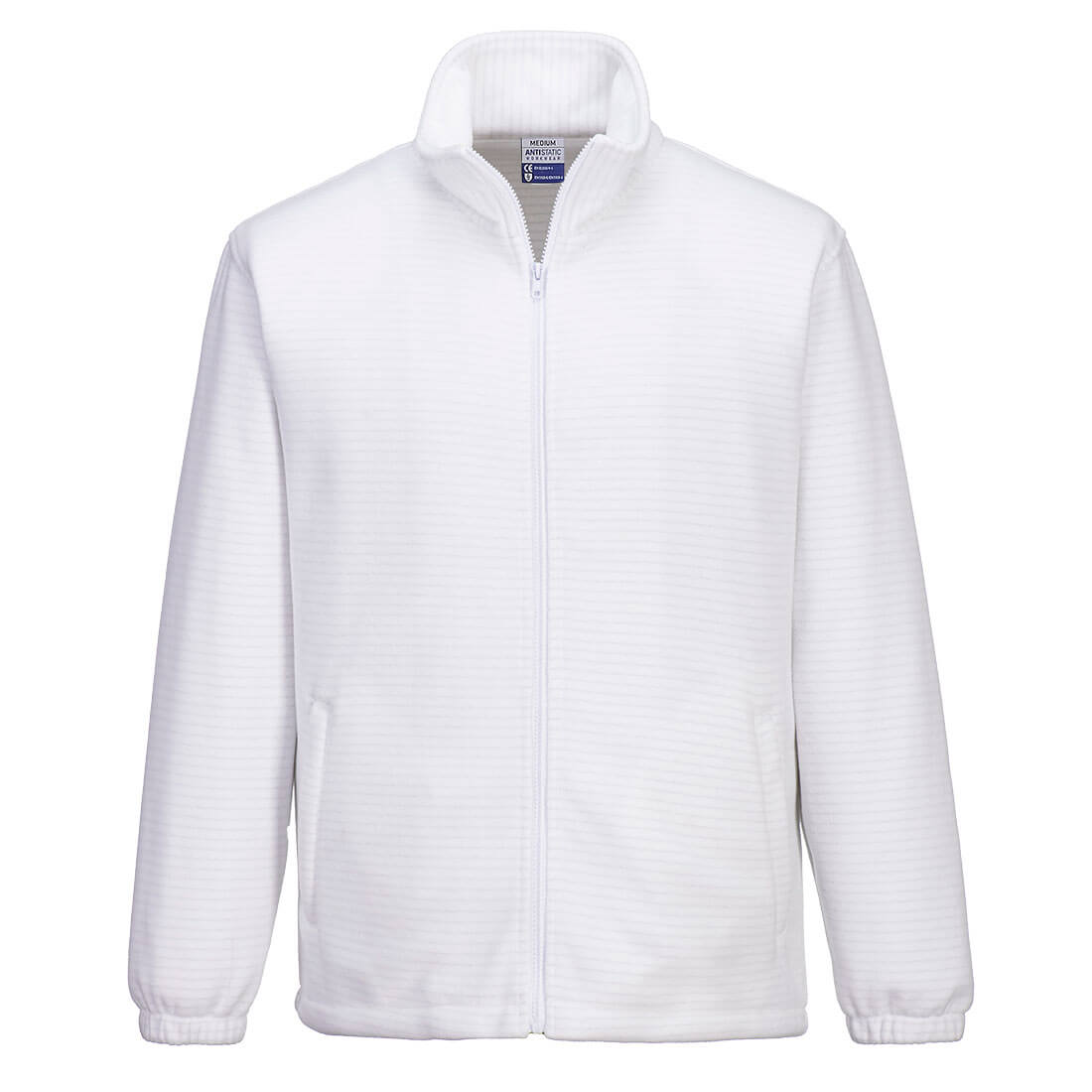 Antistatisches ESD-Fleece - Weiss (WHR)