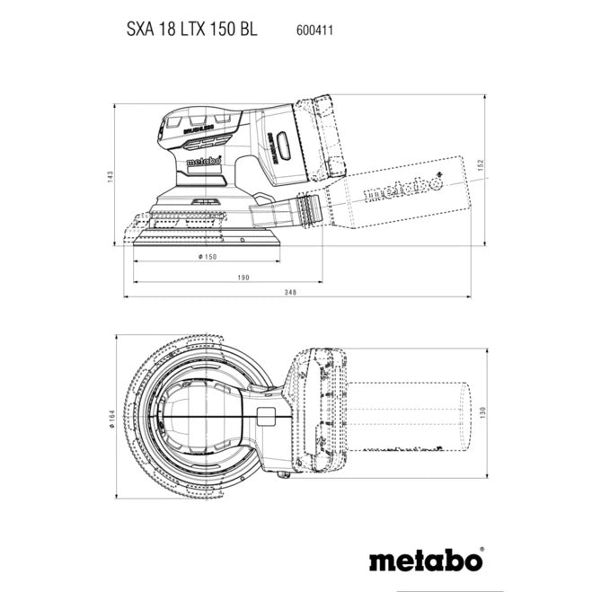Akku-Exzenterschleifer SXA 18 LTX 150 BL (600411850) Akku-Exzenterschleifer