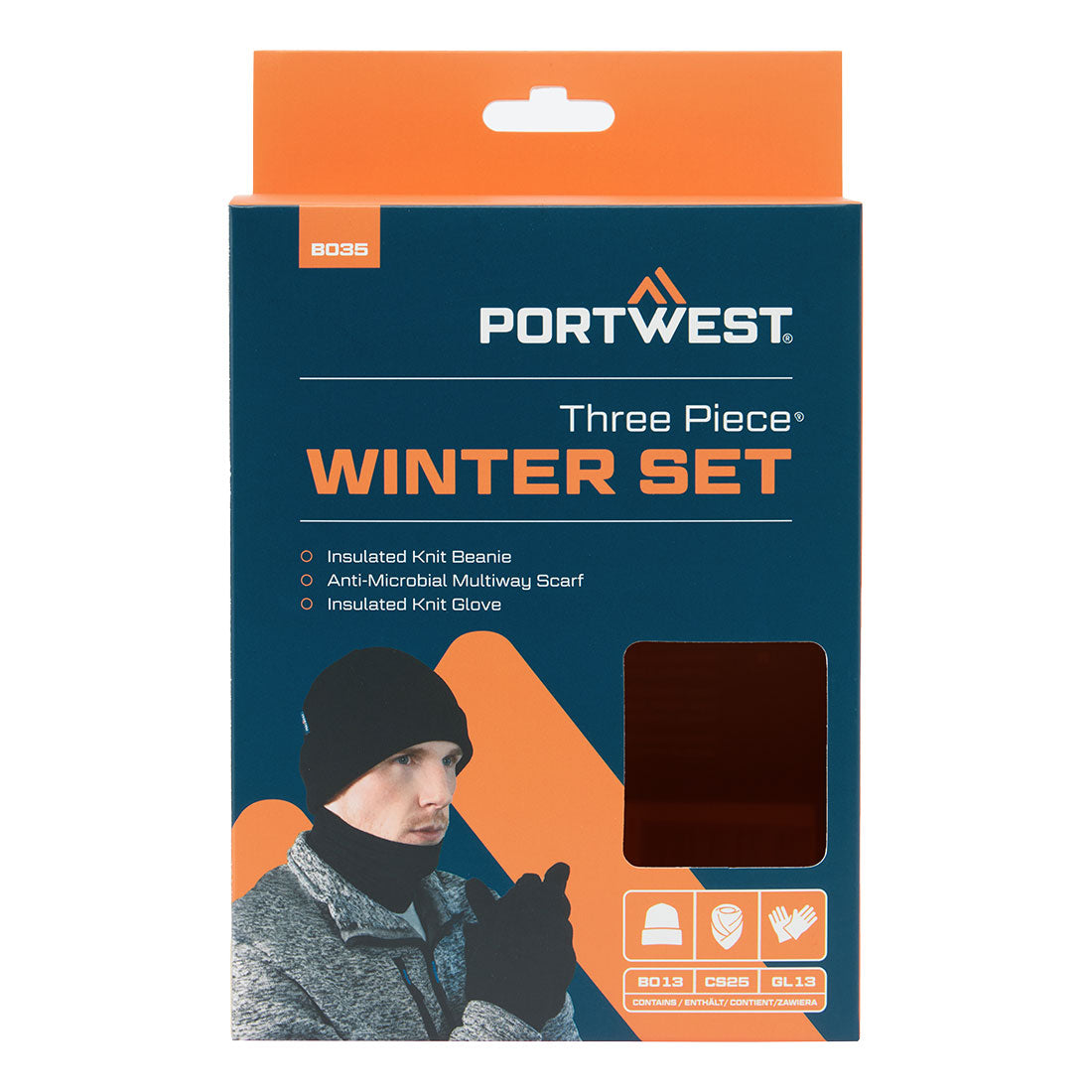 Winter-Accessoires-Set ( 3 Teile) - Schwarz (BKR)