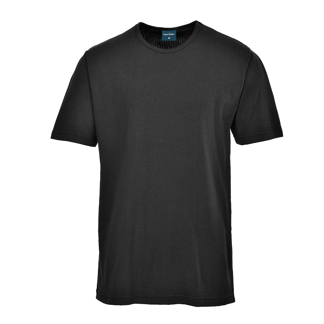 Kurzarm Thermo-T-Shirt - Schwarz (BKR)