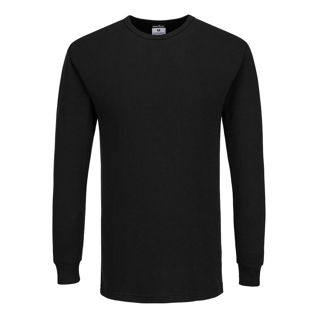 Thermo T-Shirt Langarm - Schwarz (BKR)