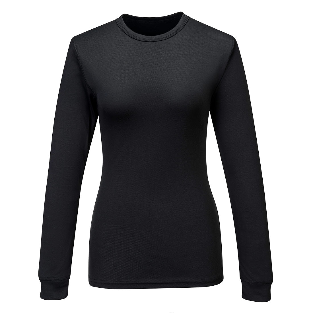 Damen Baselayer Shirt Langarm - Schwarz (BKR)