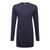 Damen Baumwoll T-Shirt in entspannter Passform langarm - Marine (NVR)