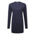 Damen Baumwoll T-Shirt in entspannter Passform langarm - Marine (NVR)