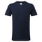 T-Shirt mit V-Ausschnitt aus Baumwolle - Marine (NAR)