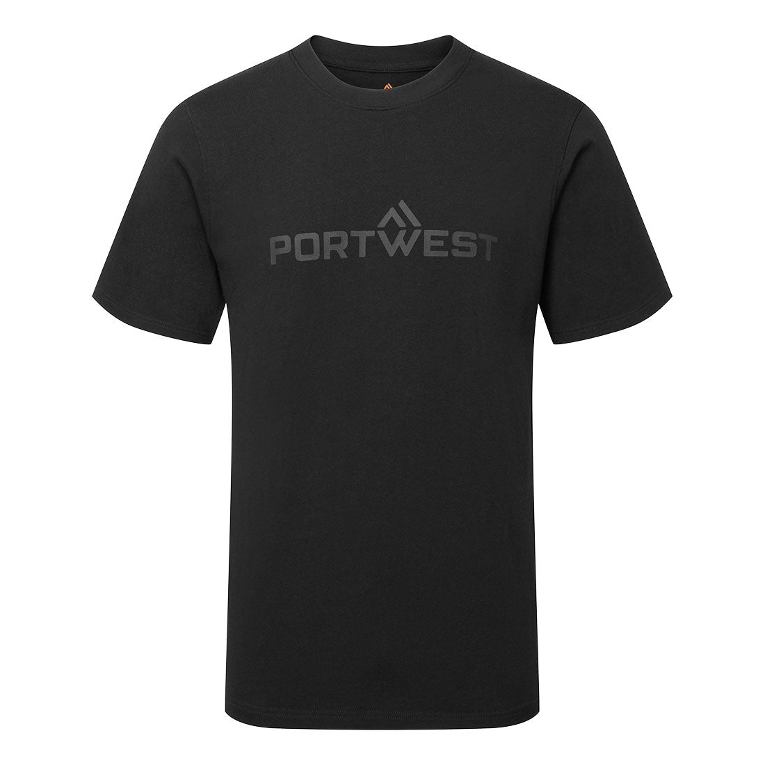 Portwest Baumwoll T-Shirt kurzarm - Schwarz (BKR)