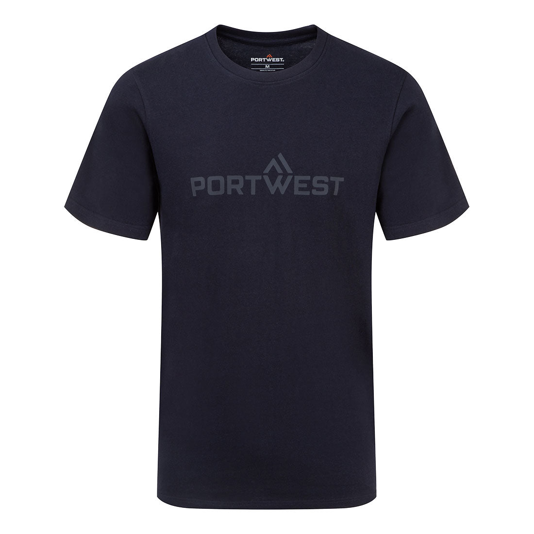 Portwest Baumwoll T-Shirt kurzarm - Marine (NVR)