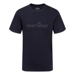 Portwest Baumwoll T-Shirt kurzarm - Marine (NVR)