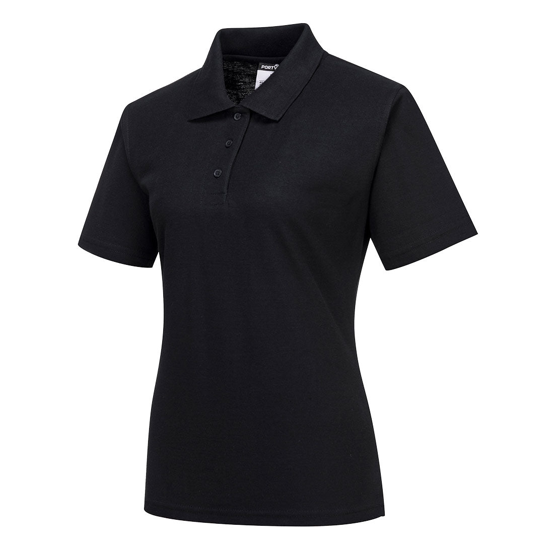 Damen Naples Polo-Shirt - Schwarz (BKR)