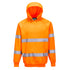 Hi-Vis Kapuzen Sweatshirt - Orange (ORR)