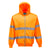 Hi-Vis Kapuzen Sweatjacke - Orange (ORR)