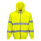 Hi-Vis Kapuzen Sweatjacke - Gelb (YER)