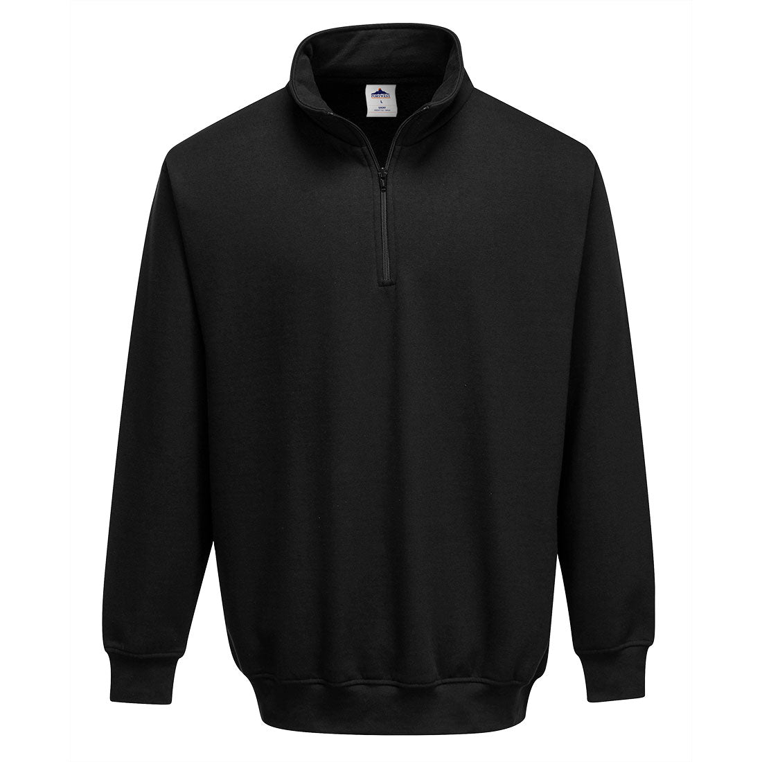 Sorrento Sweatshirt mit Reißverschluss - Schwarz (BKR)