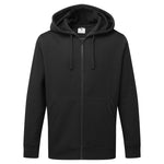 Kapuzenpulli mit Reißverschluss - Schwarz (BKR)