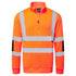 Hi-Vis Knit  1/2Zip Sweatshirt - Orange (ORR)