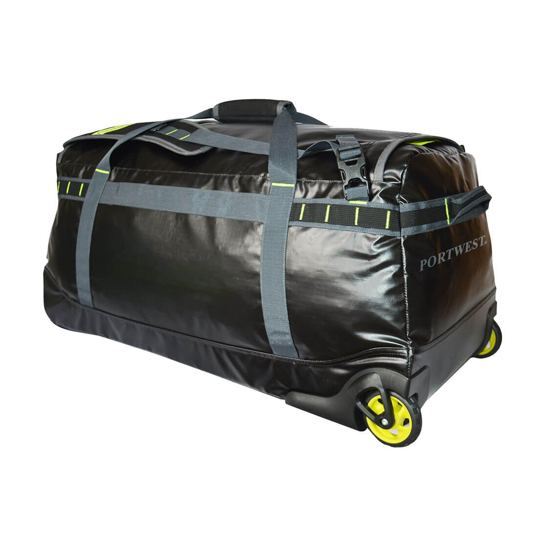 PW3 100L wasserfeste Seesack-Trolley-Tasche - Schwarz (BKR)