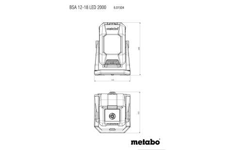 BSA 12-18 LED 2000 (601504850) Akku-Baustrahler