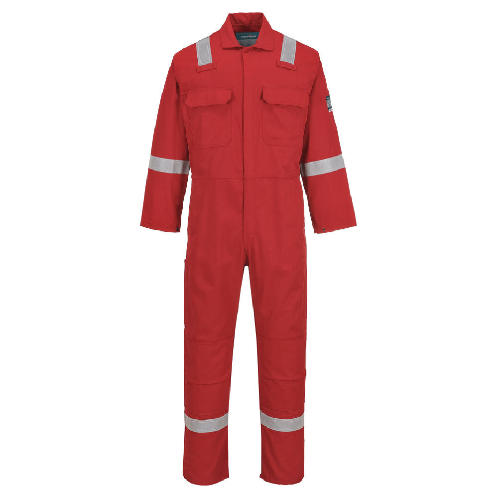 Bizweld Work FR Klassischer Overall - Rot (RER)