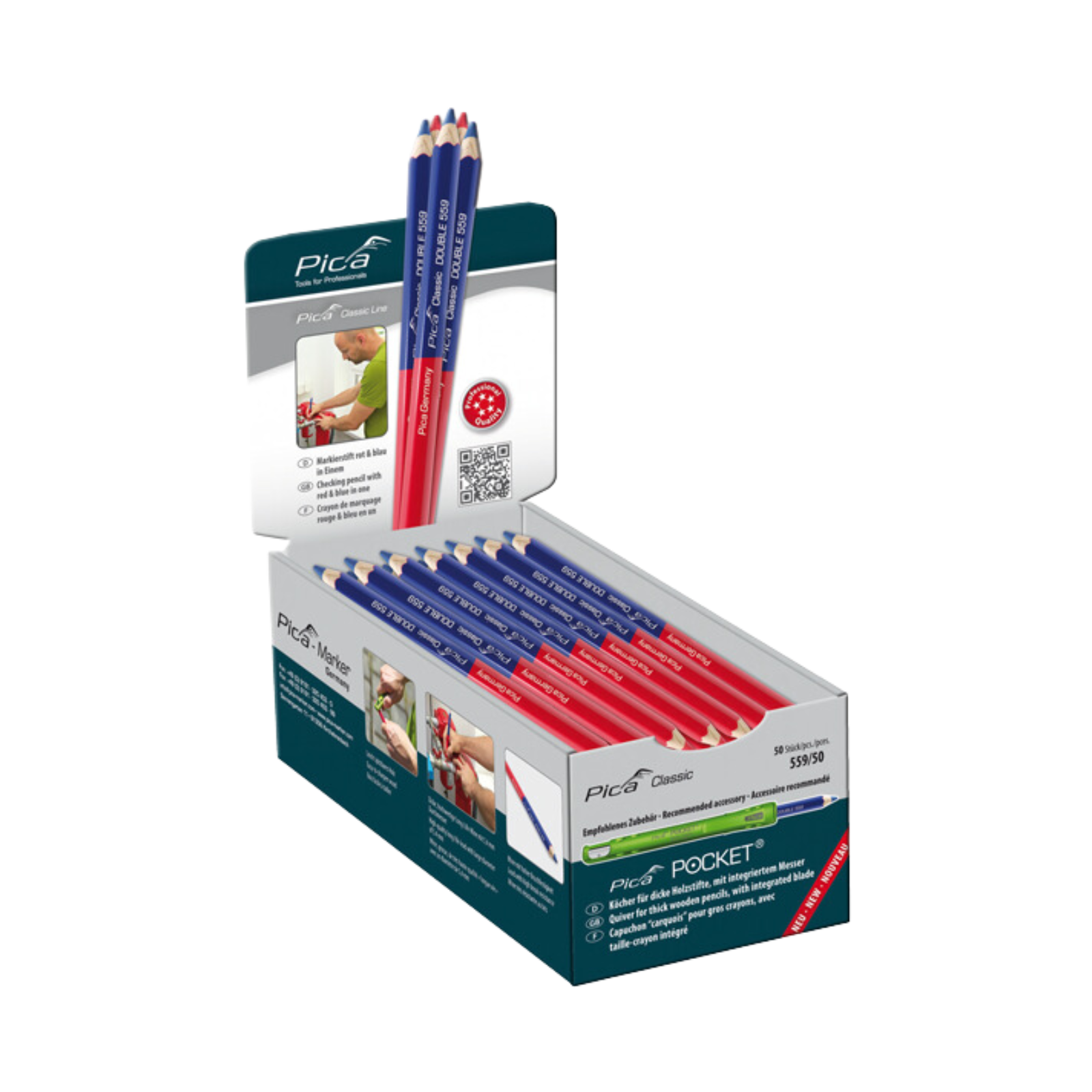 Markierstift Classic Double 559 17.5 cm - 50 Stk.