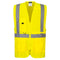 Hi-Vis Exekutiv Weste mit  Tablet-Tasche - Gelb (YER)