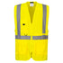 Hi-Vis Exekutiv Weste mit  Tablet-Tasche - Gelb (YER)