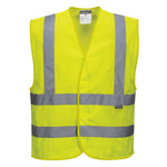 Hi-Vis Mesh Weste mit Schulterreflexband - Gelb (YER)