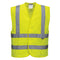 Hi-Vis Mesh Weste mit Schulterreflexband - Gelb (YER)