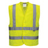 Hi-Vis Mesh Weste mit Schulterreflexband - Gelb (YER)