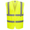 Hi-Vis Zip Band & Brace Vest - Gelb (YER)