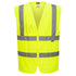 Hi-Vis Zip Band & Brace Vest - Gelb (YER)