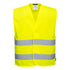 Hi-Vis Mesh Weste mit zwei Reflexstreifen - Gelb (YER)