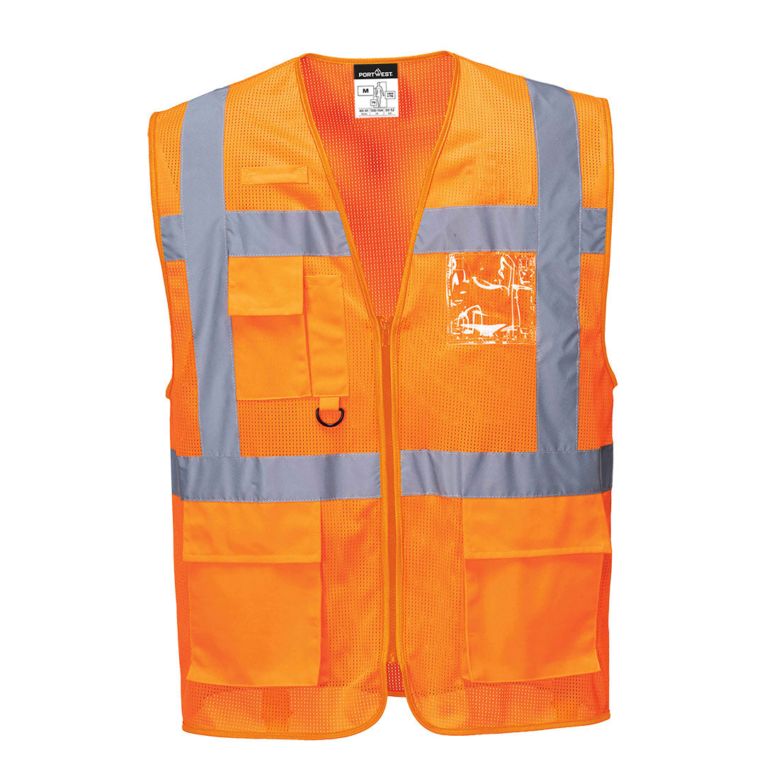 Athen Hi-Vis Mesh Exekutiv Weste - Orange (ORR)