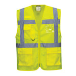 Athen Hi-Vis Mesh Exekutiv Weste - Gelb (YER)