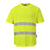 Hi-Vis Cotton Comfort T-Shirt mit Mesheinsatz kurzarm - Gelb (YER)