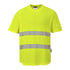 Hi-Vis Cotton Comfort T-Shirt mit Mesheinsatz kurzarm - Gelb (YER)
